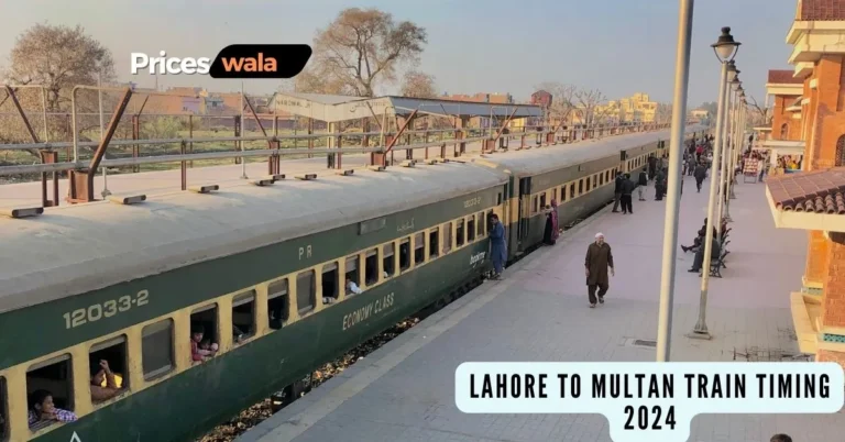 Lahore To Multan Train Timing and Ticket Price
