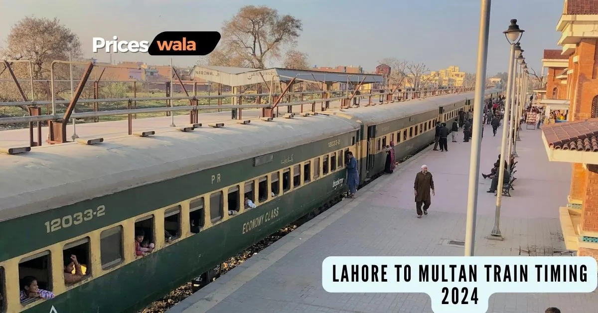 Lahore To Multan Train Timing 2024