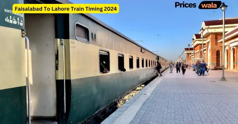 Faisalabad To Lahore Train Timing 2024