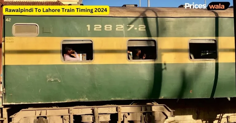 Rawalpindi To Lahore Train Timing 2024