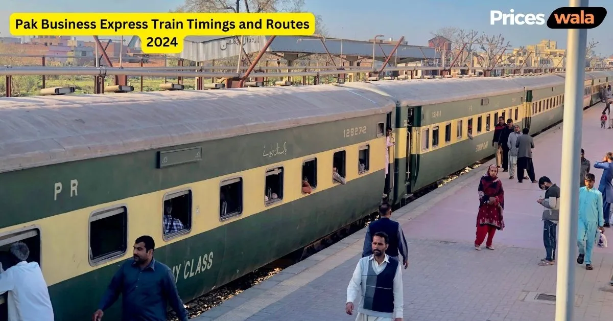 Pak Business Express Train Timings and Routs 2024