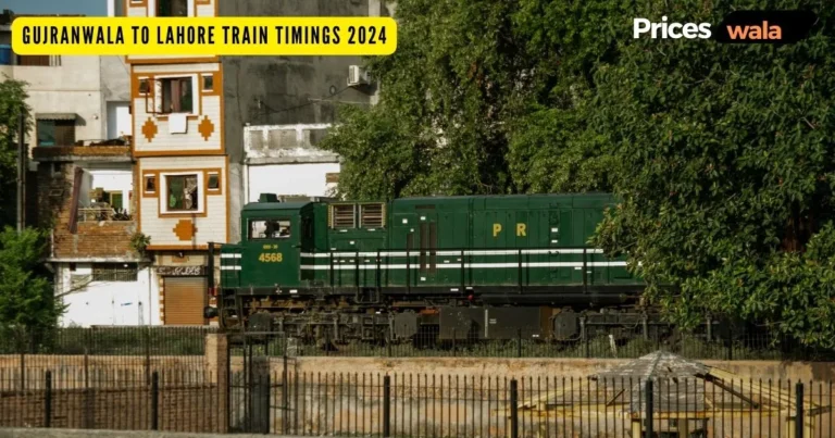 Gujranwala To Lahore Train Timings 2024