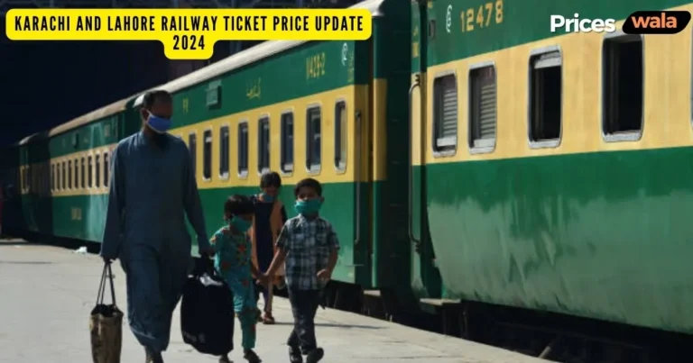 Karachi and Lahore Railway Ticket Price Update 2024