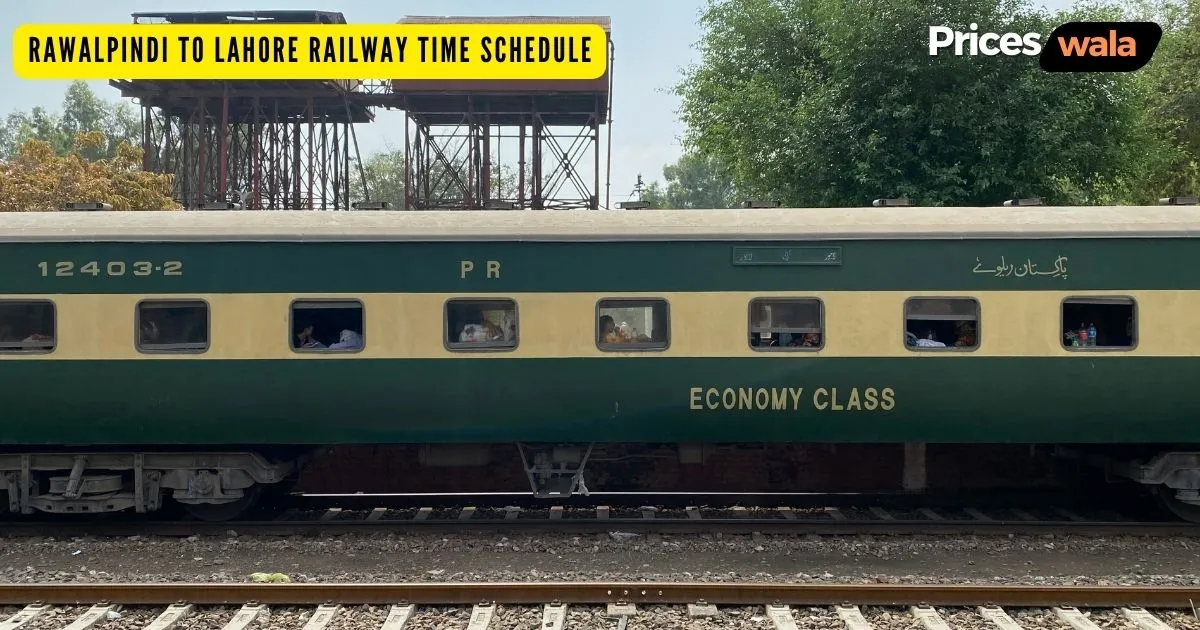 Rawalpindi To Lahore Railway Time Schedule